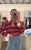 bluza rysia purpura, bluza w paski z kołnierzykiem purpura, bluza z kołnierzykiem na wiosnę, bluza damska polo, bluza z kołnierzykiem do jeansów, bluza dresowa do kamizelki puchowej, bluza dresowa w paski na wiosnę do jeansów