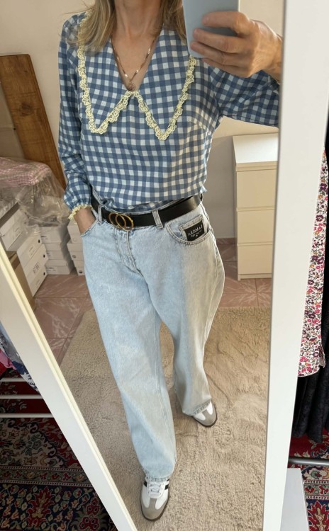 koszula purpura, koszula z kołnierzykiem, koszula vintage, koszula damska z kołnierzykiem, koszula damska na wiosnę, koszula damska do jeansów, koszula z kołnierzykiem niebieska niebieska, koszula damska purpura niebieska, koszula z kołnierzykiem purpura