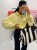 la milla bluza bananowa, la milla bluza dresowa żółta, la milla bluza z kapturem na wiosnę, bluza z kapturem oversize żółta, wygodna bawełniana bluza oversize z kapturem do wiosennych stylizacji, bluza z kapturem polska produkcja