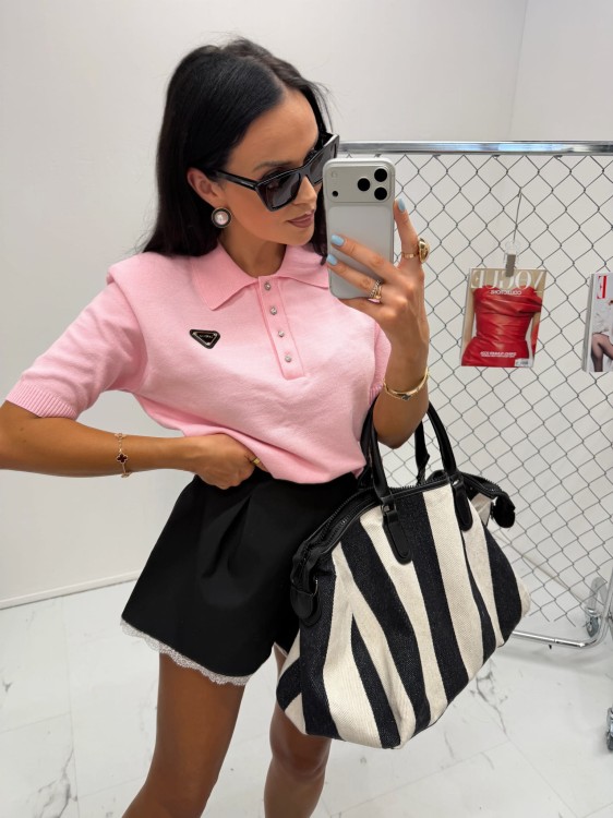 la milla spodenki motylki czarne z koronką, la milla spodenki z zakładkami czarne z białą koronką, la milla spodenki z zakładkami czarne, spodenki na wiosnę la milla, eleganckie spodenki czarne z koronką, spodenki na wiosnę