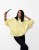 la milla bluza bananowa, la milla bluza dresowa żółta, la milla bluza z kapturem na wiosnę, bluza z kapturem oversize żółta, wygodna bawełniana bluza oversize z kapturem do wiosennych stylizacji, bluza z kapturem polska produkcja