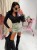 la milla body czarne z dekoltem w szpic, la milla body czarne z kwiatem, la milla czarne body z różą, eleganckie czarne body la milla na wiosnę, la milla body z różą do spódniczki, la milla body wiosenne stylizacje