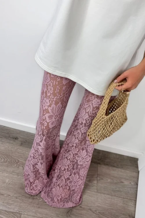 la milla dzwony koronkowe, dzwony koronkowe la milla różowe, la milla różowe dzwony koronkowe, la milla dzwony koronkowe na wiosnę, dzwony koronkowe la milla wiosenne stylizacje, la milla dzwony koronkowe na lato