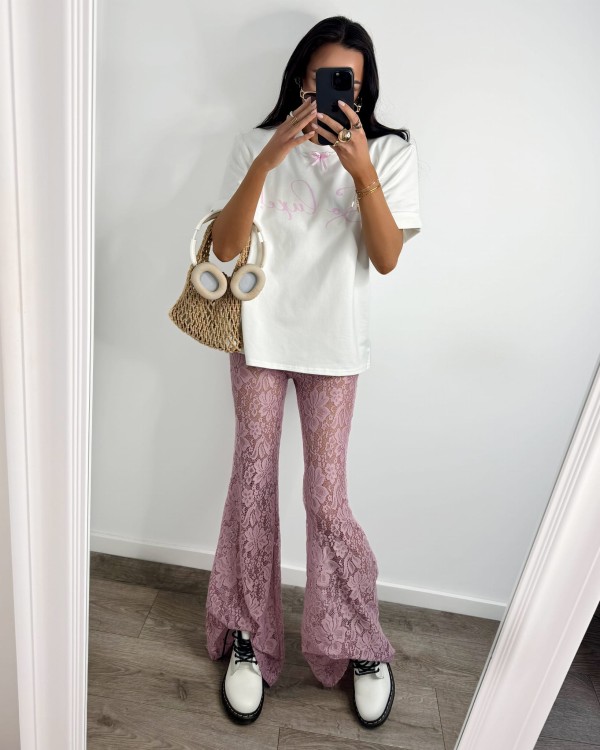 la milla dzwony koronkowe, dzwony koronkowe la milla różowe, la milla różowe dzwony koronkowe, la milla dzwony koronkowe na wiosnę, dzwony koronkowe la milla wiosenne stylizacje, la milla dzwony koronkowe na lato