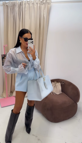 la milla spodenki motylki błękitne, la milla błękitne spodenki motylki, la milla szorty motylki błękitne, la milla szorty z zakładkami błękitne, la milla spodenki z zakładkami błękitne, spodenki na wiosnę la milla