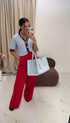 la milla kardigan zapinany na guziki błękitny, la milla błękitny kardigan z guzikami, la milla elegancki sweterek zapinany na guziki błękitny, la milla błękitny sweterek zapinany na guziki, la milla błękitny sweter na wiosnę