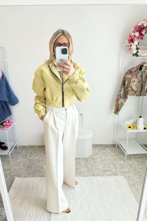 la milla spodnie kokosowe w kant, la milla kokosowe spodnie szerokie w kant, la milla spodnie z szeroką nogawką, la milla ecru spodnie eleganckie na komunię, la mila spodnie ecru na wiosnę, eleganckie spodnie la milla, la milla garnitur ecru