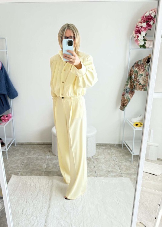 la milla bomberka bananowa, la milla  bomberka banan, la milla bomberka wiskozowa, la milla bomberka z wiskozy na wiosnę, la milla bananowa kurtka, la milla bananowa bomberka do wiosennych stylizacji