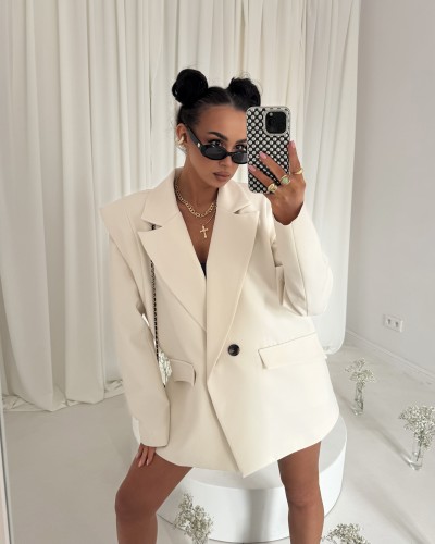 la milla marynarka wigilia beżowa, la milla wigilia beżowa, marynarka damska beżowa, marynarka damska la milla, beżowa marynarka, la milla elegancka marynarka wigilia beżowa na chrzciny, la milla marynarka wigilia na komunię