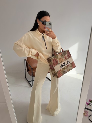 la milla bluza bananowa Aspen, bluza bawełniana Aspen la milla na wiosnę, bluza Aspen la milla z kołnierzem, bluza ze stójką la milla, ciepła bluza la milla, bananowa bluza la milla, ciepła bluza bawełniana na wiosnę, bluza Aspen do legginsów la milla