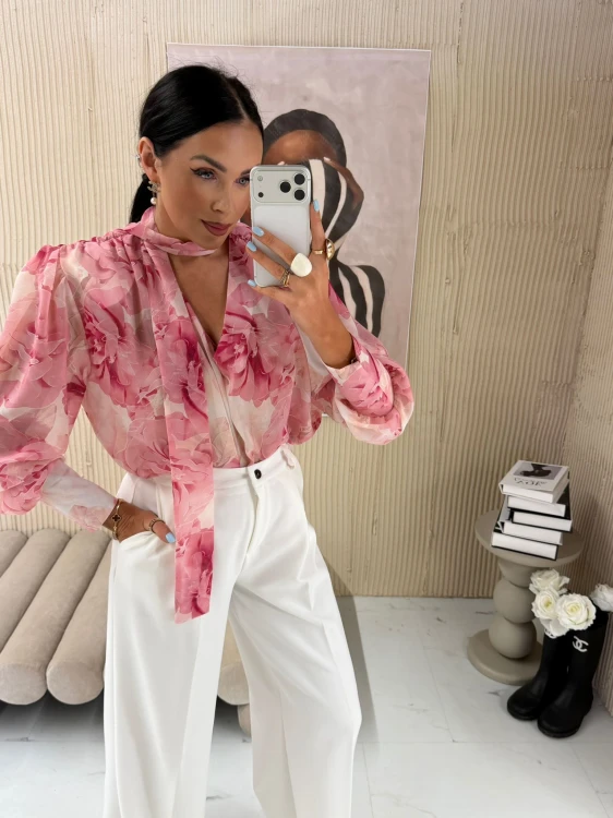 koszula w kwiaty, koszula la milla, koszula w kwiaty la milla, koszula  na randkę la milla, koszula damska, bluzka damska la milla, bluzka la milla, bluzka w kwiaty la milla, koszula różowa la milla w kwiaty