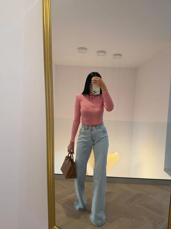 la milla bluzka z długim rękawem w paski, la milla bluzka w paski biało czerwone\' z długim rękawem, la milla bluzka długi rękaw na wiosnę w paski, la milla bluzka z długim rękawem na wiosnę do jeansów, la milla polska produkcja bluzka długi rękaw