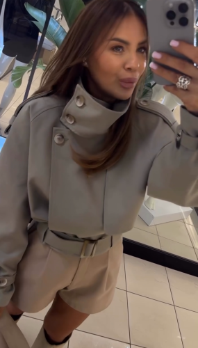 Emo kurtka buch khaki, emo kurtka z wysoką stójką, emo kurtka z stójką i pagonami, emo kurtka premium, emo kurtka bawełniana ze stójką i pagonami, emo kurtka buch na wiosnę