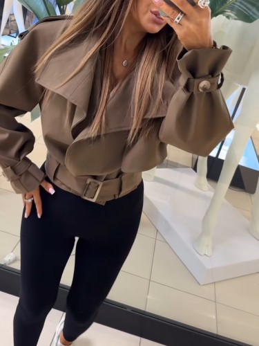 Emo kurtka buch tytoń, emo kurtka z wysoką stójką, emo kurtka z stójką i pagonami, emo kurtka premium, emo kurtka bawełniana ze stójką i pagonami, emo kurtka buch na wiosnę