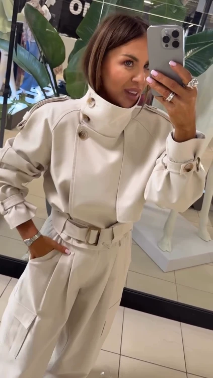 Emo kurtka buch jasny beż, emo kurtka z wysoką stójką, emo kurtka z stójką i pagonami, emo kurtka premium, emo kurtka bawełniana ze stójką i pagonami, emo kurtka buch na wiosnę