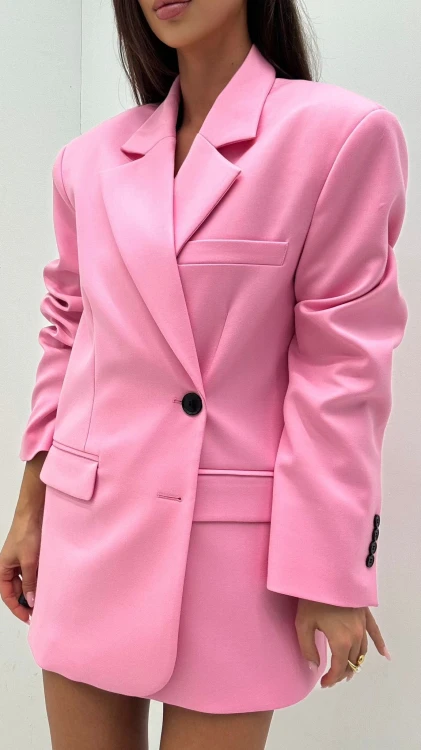 Emo marynarka taliowana różowa, emo elegancka marynarka taliowana na komunię, emo marynarka 2w1 różowa na chrzciny, emo elegancka marynarka premium na wiosnę, elegancka marynarka premium polska produkcja