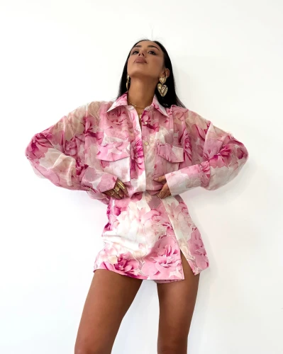 koszula w kwiaty, koszula la milla, koszula w kwiaty la milla, koszula  na randkę la milla, koszula damska, bluzka damska la milla, bluzka la milla, bluzka w kwiaty la milla, koszula różowa la milla w kwiaty