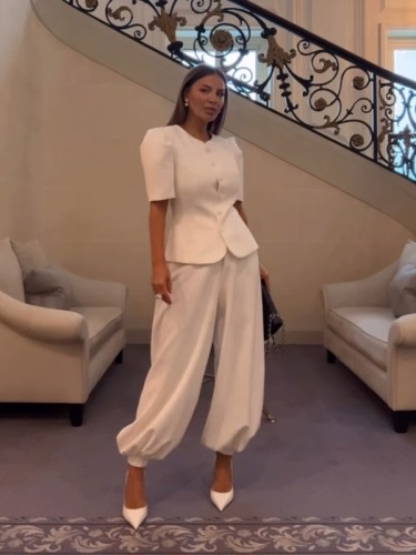 Emo komplet touch biały, emo elegancki komplet na komunię, emo marynarka touch na chrzciny, emo touch komplet, emo elegancka marynarka i spodnie premium na wiosnę, elegancki komplet premium polska produkcja