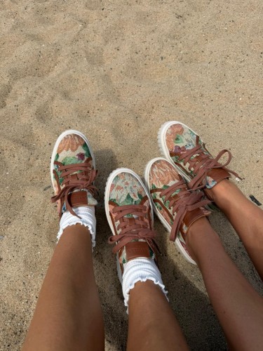 la milla buty rosalie, la milla trampki rosalie, la milla buty w kwiaty, la milla trampki w kwiaty, la milla buty w kwiaty na wiosnę, la milla wygodne trampki na lato, la milla sneakersy rozalia