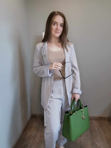 Garnitur damski cappuccino