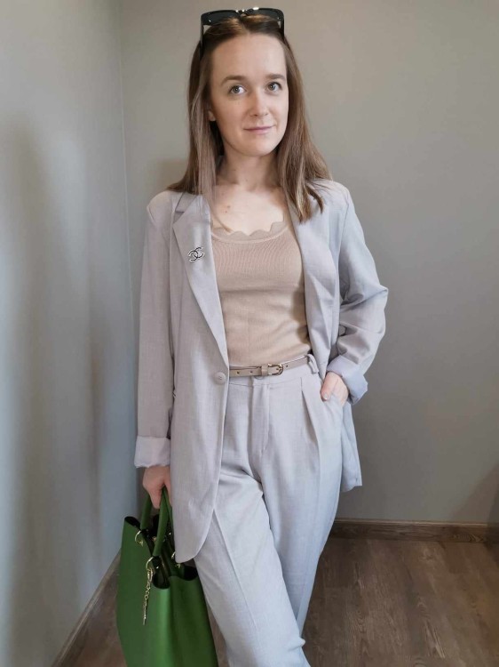 Garnitur damski cappuccino