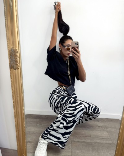 SPODNIE La Milla Zebra