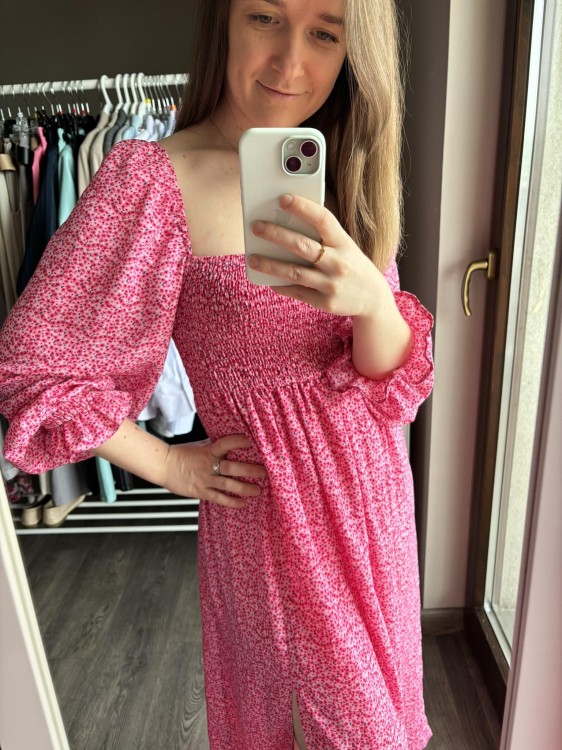 SUKIENKA HISZPANKA Simplicity różowa