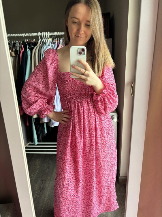 SUKIENKA HISZPANKA Simplicity różowa