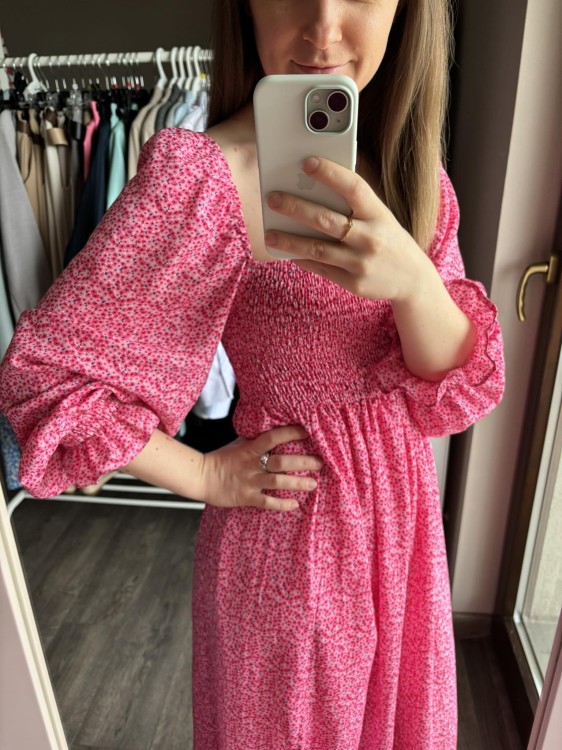 SUKIENKA HISZPANKA Simplicity różowa