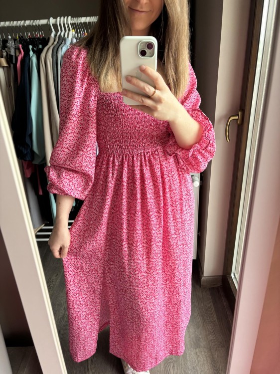 SUKIENKA HISZPANKA Simplicity różowa