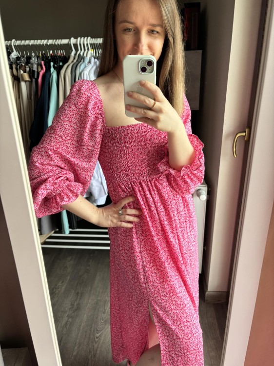 SUKIENKA HISZPANKA Simplicity różowa