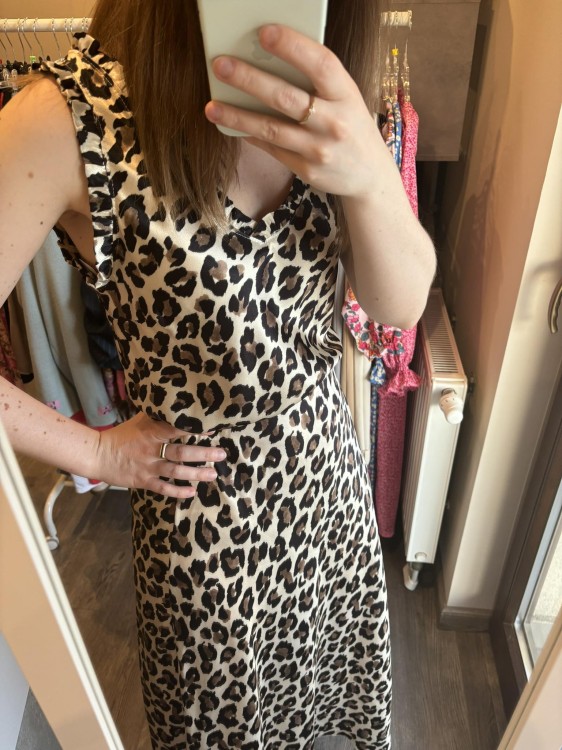 TOP SATYNOWY pantera jasna