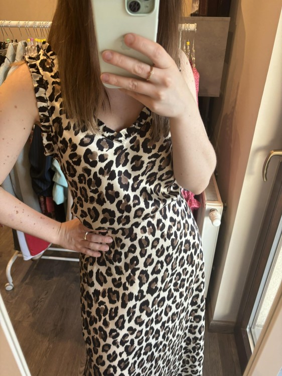 TOP SATYNOWY pantera jasna