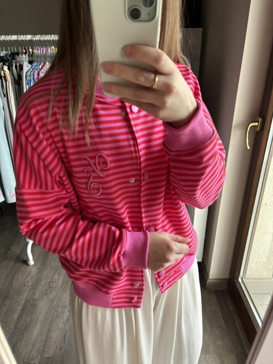 BLUZA bomberka paski