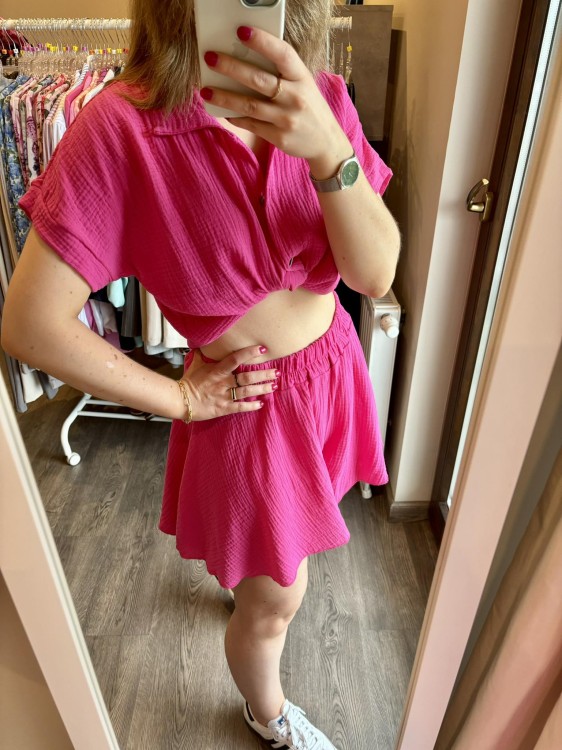 KOMPLET MUŚLINOWY cukierek