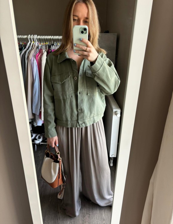 kurtka, kurtka damska khaki, kurtka bawełniana, kurtka khaki, kurtka na wiosnę, kurtka damska