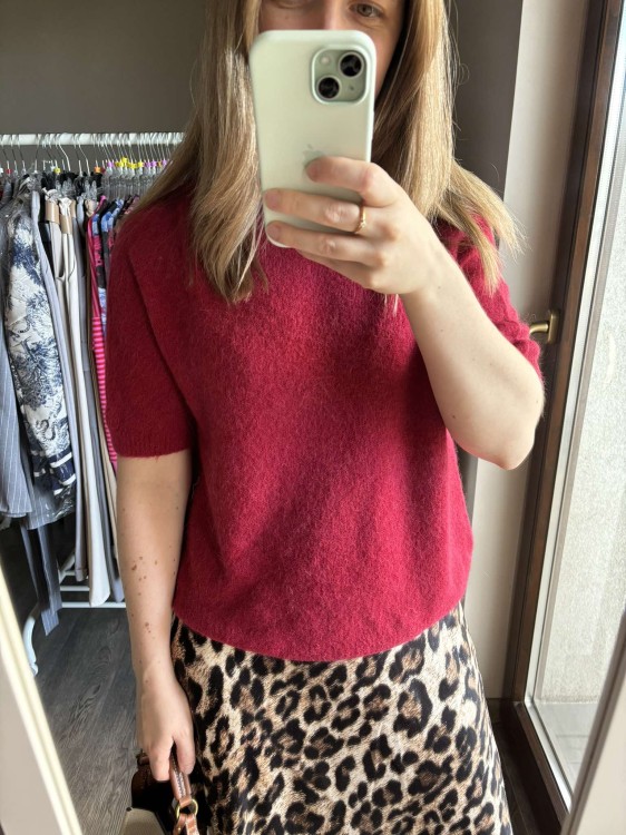 sweter baby alpaka bordowy, sweter wełniany na zimę, sweter baby alpaka, sweter alpaka bordowy, sweter wełniany na jesień do jeansów, ciepły sweter na jesień, sweter alpaka z krótkim rękawem