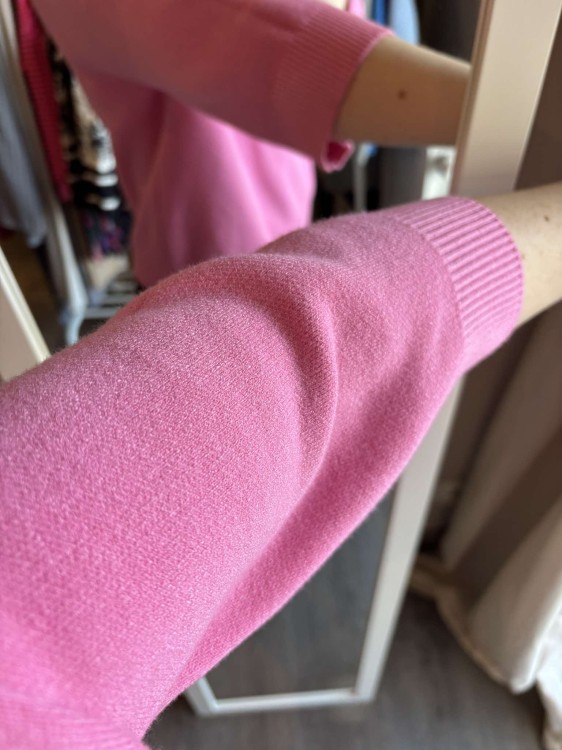 sweter dolce piccante, sweter biały, półgolf, sweter wiskozowy