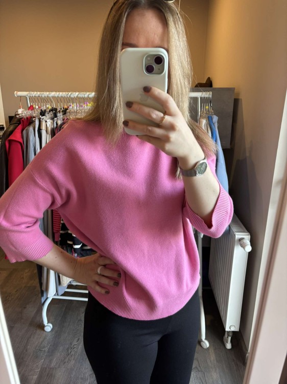 sweter dolce piccante, sweter biały, półgolf, sweter wiskozowy