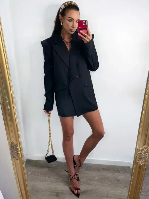 marynarka la milla, la milla, marynarka wigilia, marynarka damska czarna, marynarka damska la milla, czarna marynarka, elegancka marynarka damska, polska produkcja