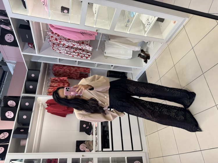 spodnie koronkowe, spodnie koronkowe la milla, la milla, spodnie szerokie, lamilla