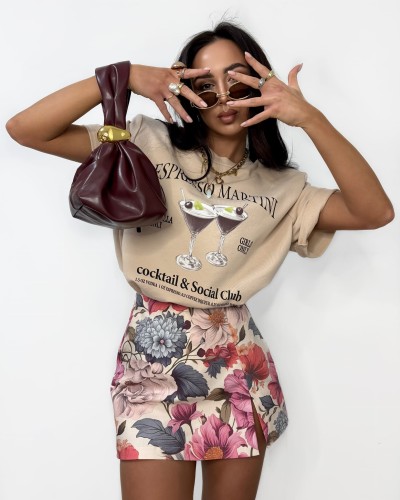 la milla, spodenki, szorty, spódnico spodenki, kwiaty, lamilla, spodenki jeansowe