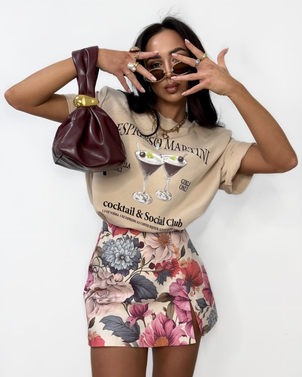 la milla, spodenki, szorty, spódnico spodenki, kwiaty, lamilla, spodenki jeansowe