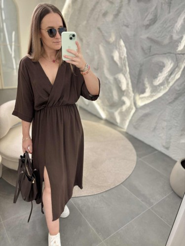 sukienka na lato, sukienka ciążowa, sukienka plus size, sukienka wiskozowa czekoladowa, sukienka wiskozowa, lekka sukienka na lato, przewiewna sukienka, zwiewna sukienka, wiskozowa sukienka czekoladowa, czekoladowa sukienka na lato