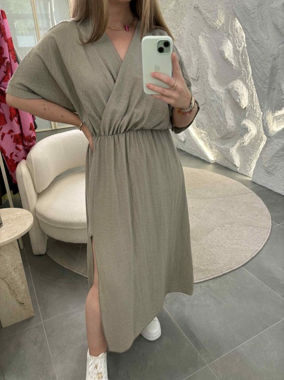 sukienka na lato, sukienka ciążowa, sukienka plus size, sukienka wiskozowa khaki, sukienka wiskozowa, lekka sukienka na lato, przewiewna sukienka, zwiewna sukienka, wiskozowa sukienka khaki, khaki  sukienka na lato