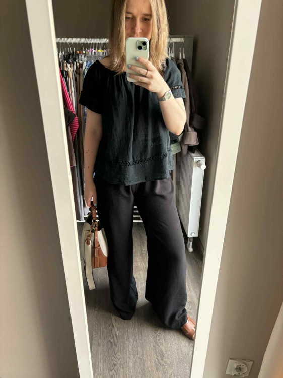 spodnie damskie wiskozowe, spodnie na lato, spodnie wiskozowe, luźne spodnie damskie, spodnie damskie czarne