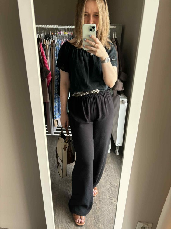 bluzka hiszpanka czarna, bluzka hiszpanka bawełniana, bluzka boho na lato, bluzka damska hiszpanka, letnia bluzka z odkrytymi ramionami, bawełniana bluzka damska