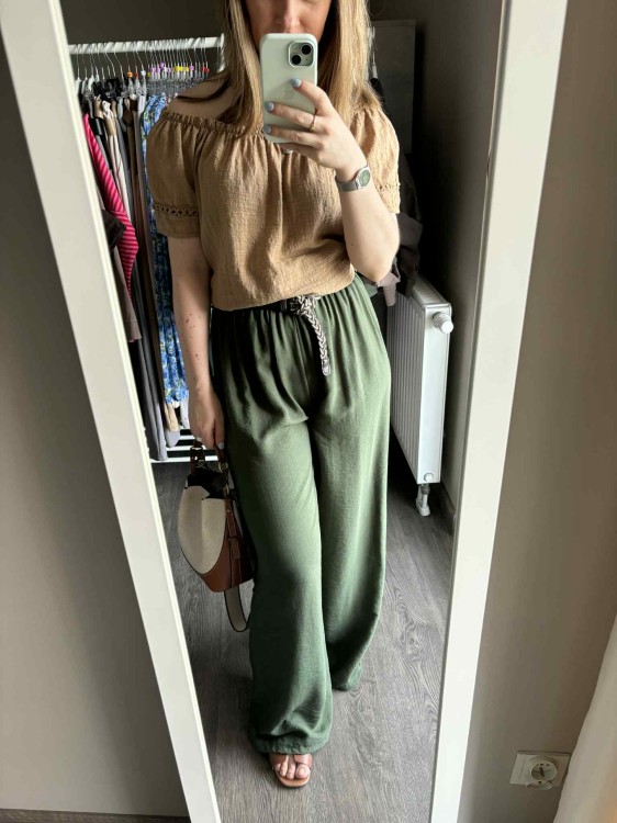 bluzka hiszpanka karmelowa, bluzka hiszpanka bawełniana, bluzka boho na lato, bluzka damska hiszpanka, letnia bluzka z odkrytymi ramionami, bawełniana bluzka damska