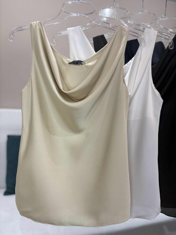top satynowy, top damski, satynowy top, top pod marynarkę