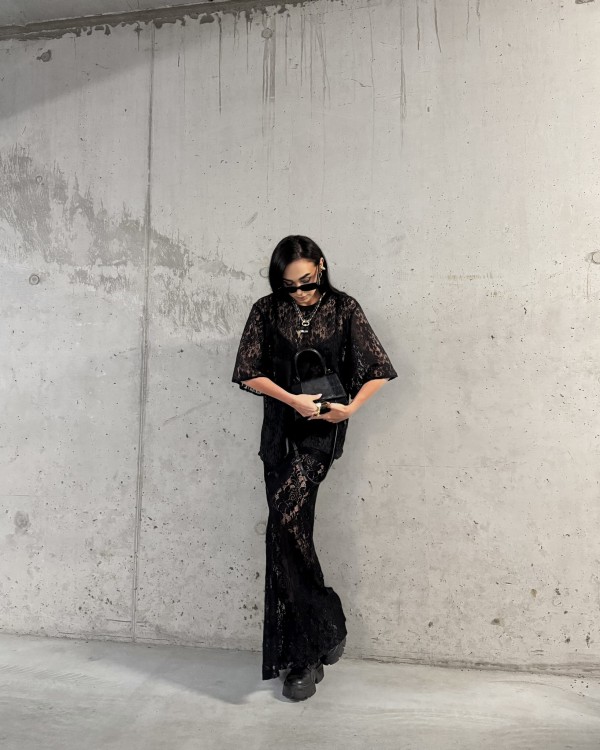 spódnica koronkowa, spódnica czarna, spódnica koronka, la milla, lamilla, spódnica na wyjście, spódnica  maxi